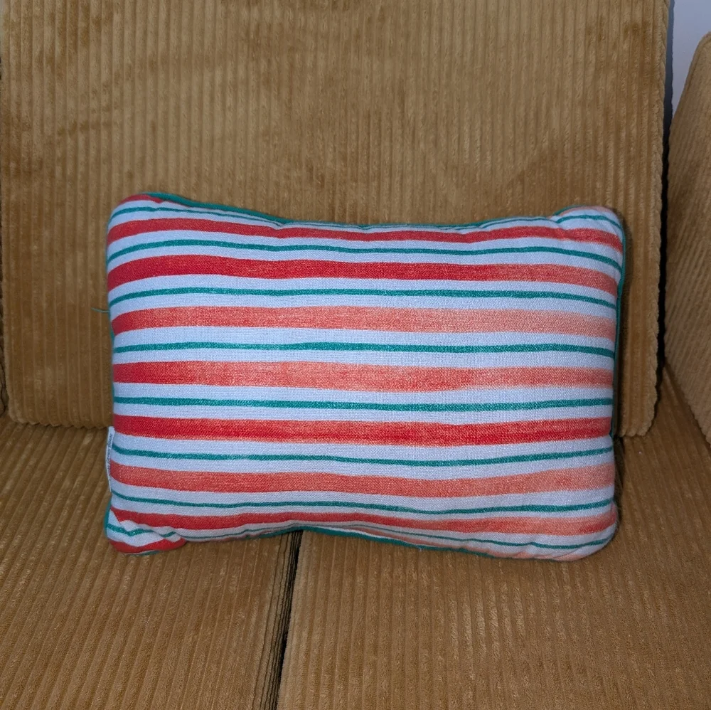 Festive Red Truck Holiday Throw Pillow